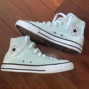 CONVERSE CHUCK TAYLOR BLUE VELVET SHOE